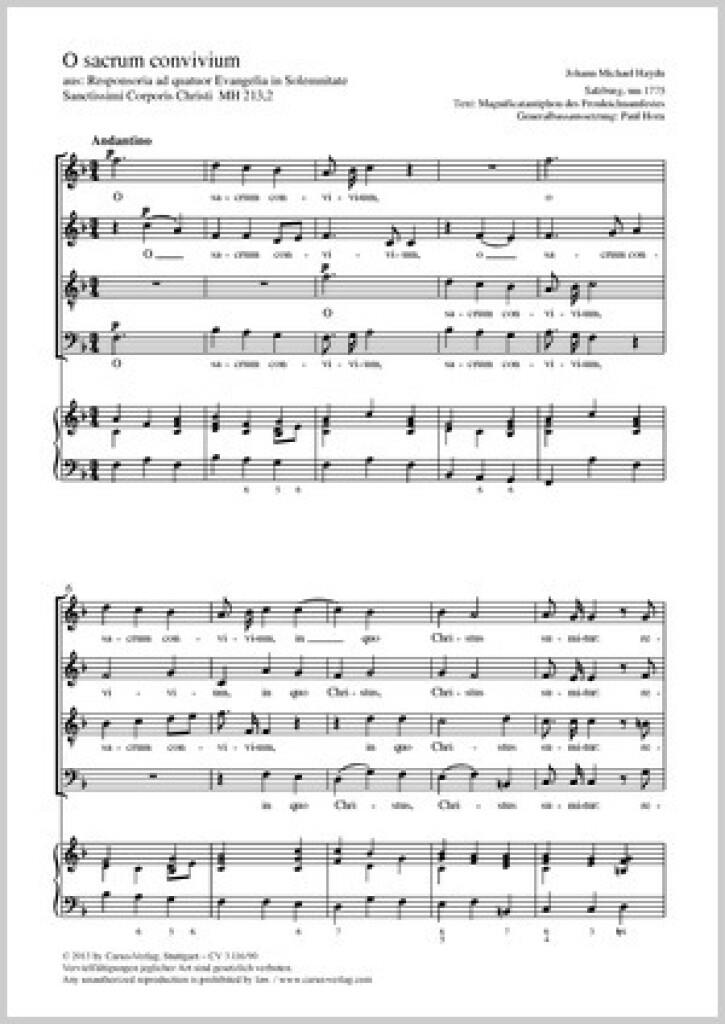 O sacrum convivium